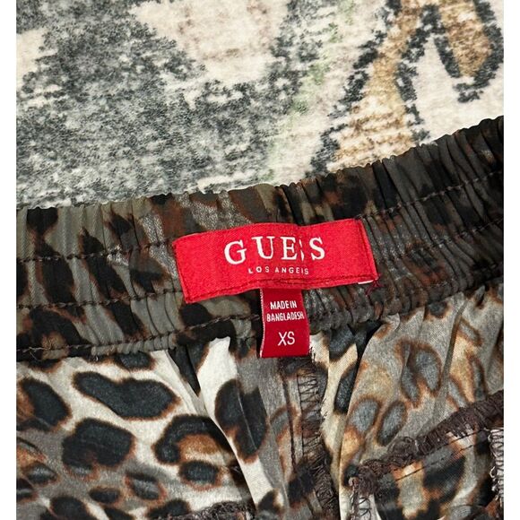 GUESS Leopard Print Jogger Pants - Picture 5 of 10